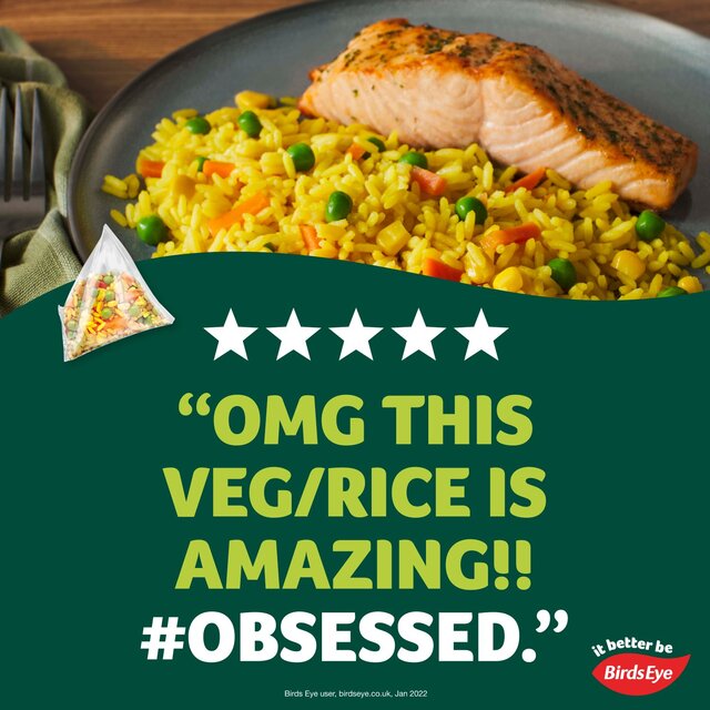 Birds Eye Steamfresh 2 Golden Vegetable Rice Steam Bags thumbnail 3