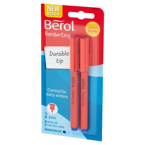 Berol Handwriting Pens Blue Ink Washable thumbnail 3