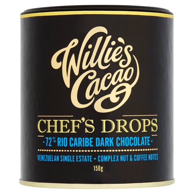 Willie's Cacao Venezuelan Dark Chocolate Drops 72% thumbnail 3