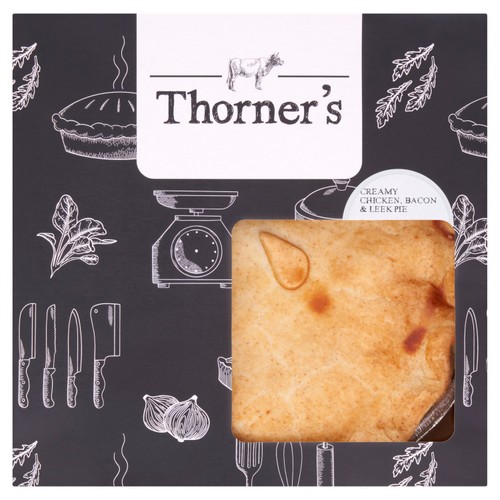 Jon Thorner's Creamy Chicken, Bacon & Leek Family Pie