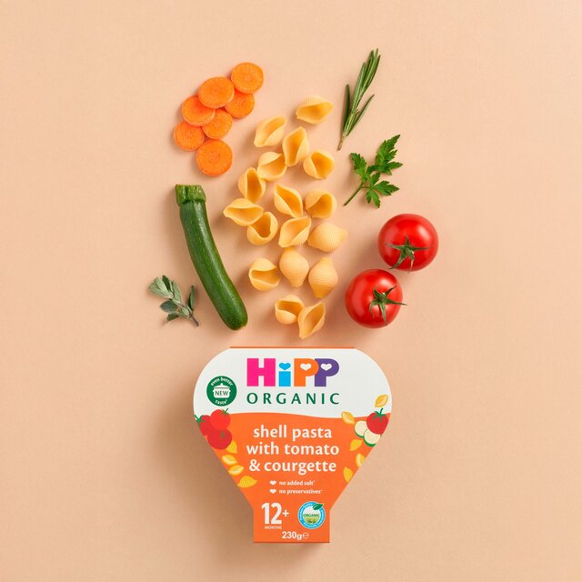 HiPP Organic Shell Pasta with Tomato & Courgette Toddler Tray Meal 12+ Mths thumbnail 9