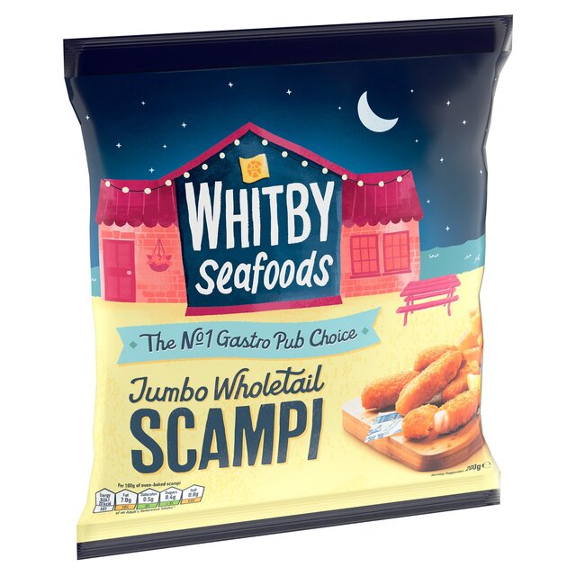 Whitby Seafoods Jumbo Scampi Frozen thumbnail 2