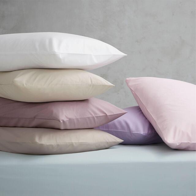 Catherine Lansfield Plain Dye Polycotton Single Fitted Sheet, Cream thumbnail 4