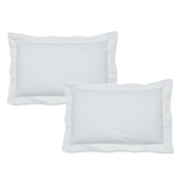 Catherine Lansfield Plain Dye Polycotton Oxford Pillowcase Pair, White