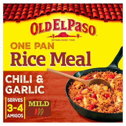 Old El Paso Mexican Chili & Garlic One Pan Rice Meal Kit thumbnail 2