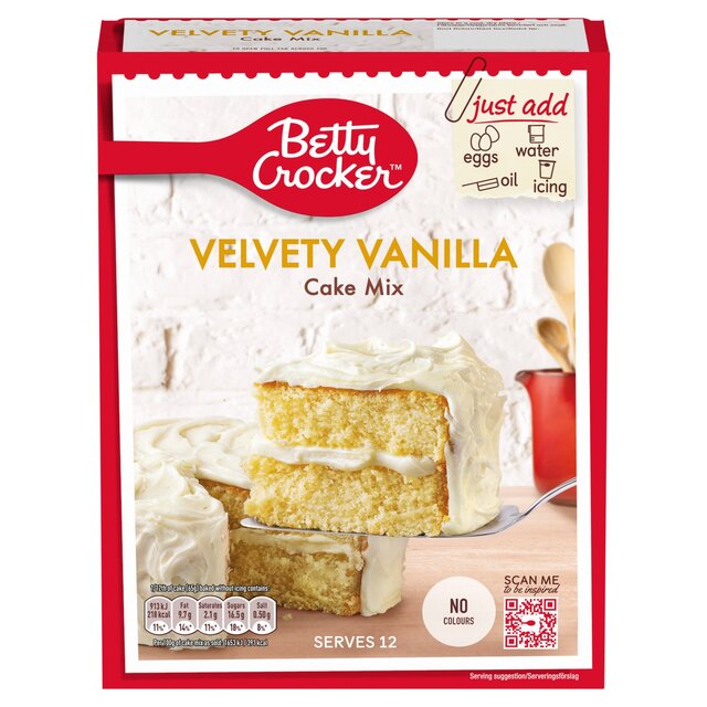 Betty Crocker Velvety Vanilla Cake Mix