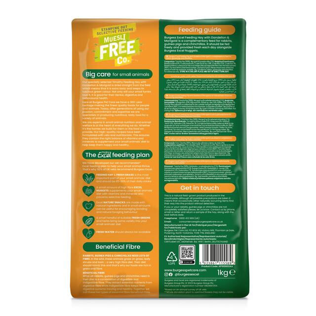 Excel Feeding Hay With Dandelion and Marigold thumbnail 2