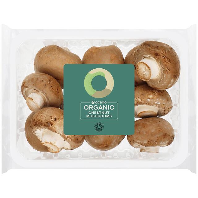 Ocado Organic Chestnut Mushrooms