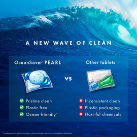 OceanSaver Pearl All in One 50 Plastic Free Dishwasher Tablets thumbnail 8
