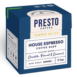 Presto House Espresso Coffee Bags - Image 1