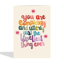 Pretty Rainbow Words Pride Card thumbnail 2