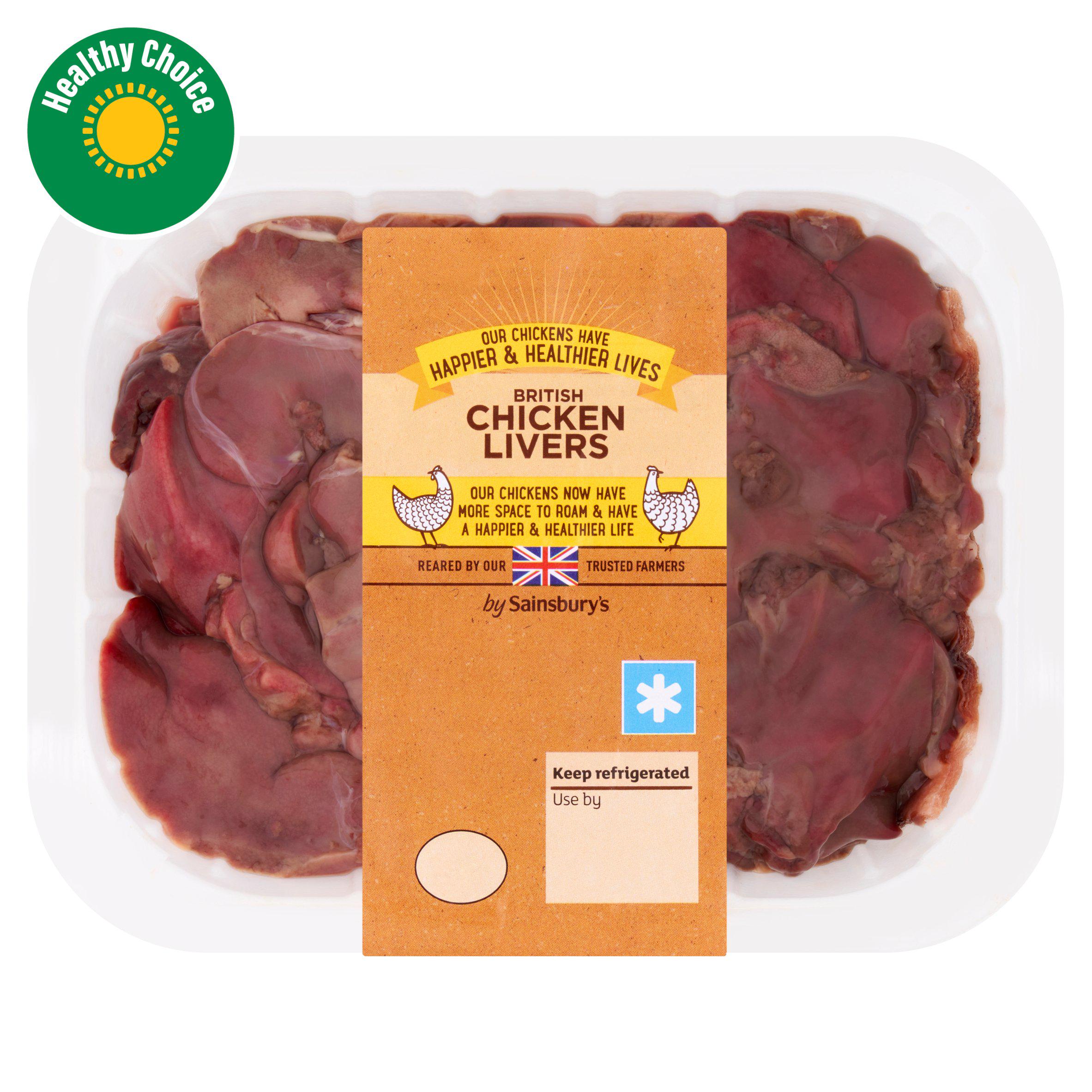Sainsbury's British Fresh Chicken Livers 400g