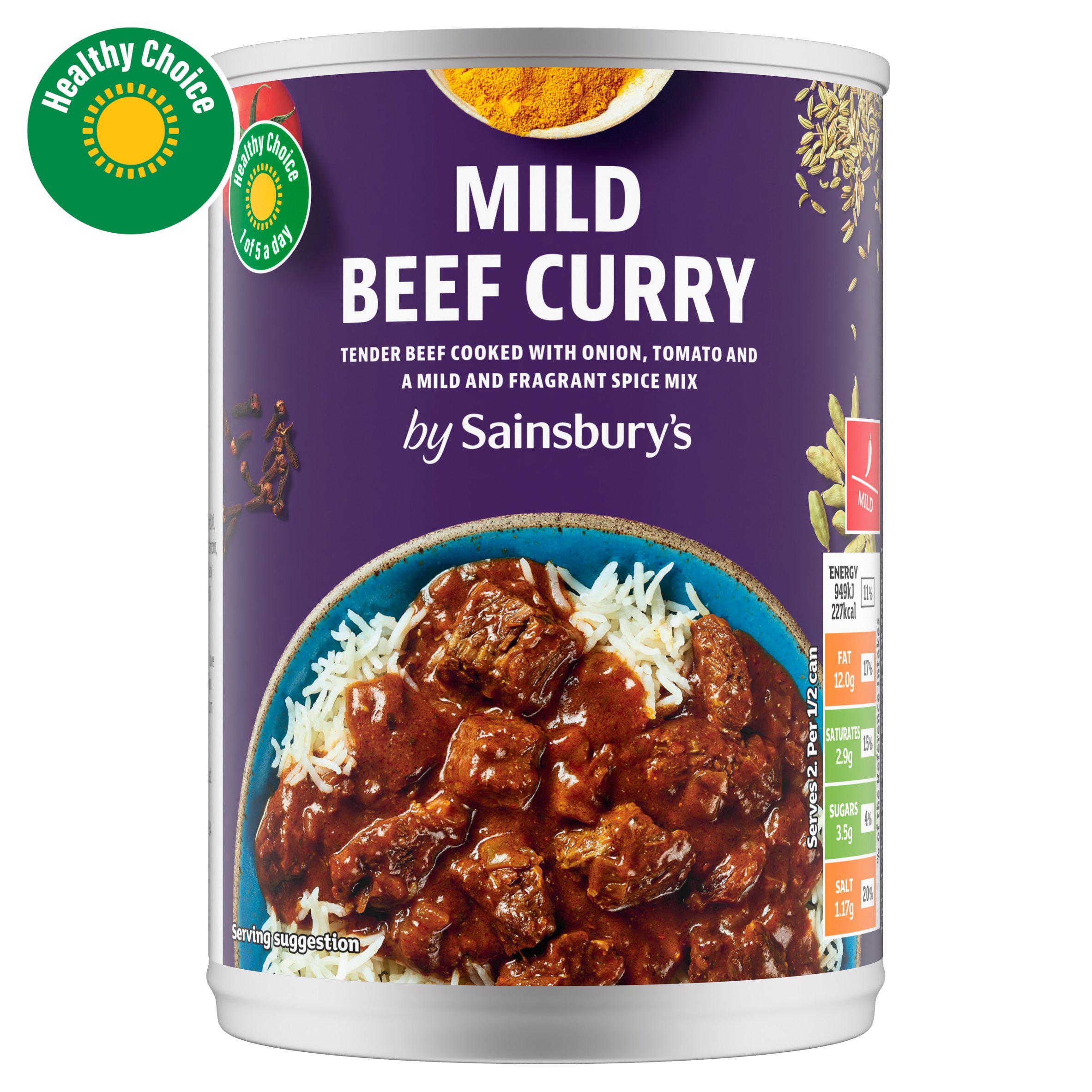 Sainsbury's Mild Beef Curry 392g