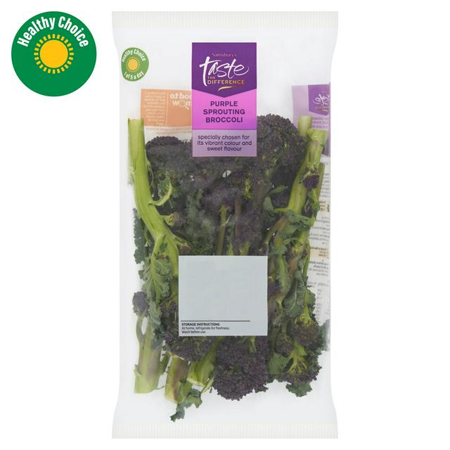 Sainsbury's Purple Sprouting Broccoli Spears 200g