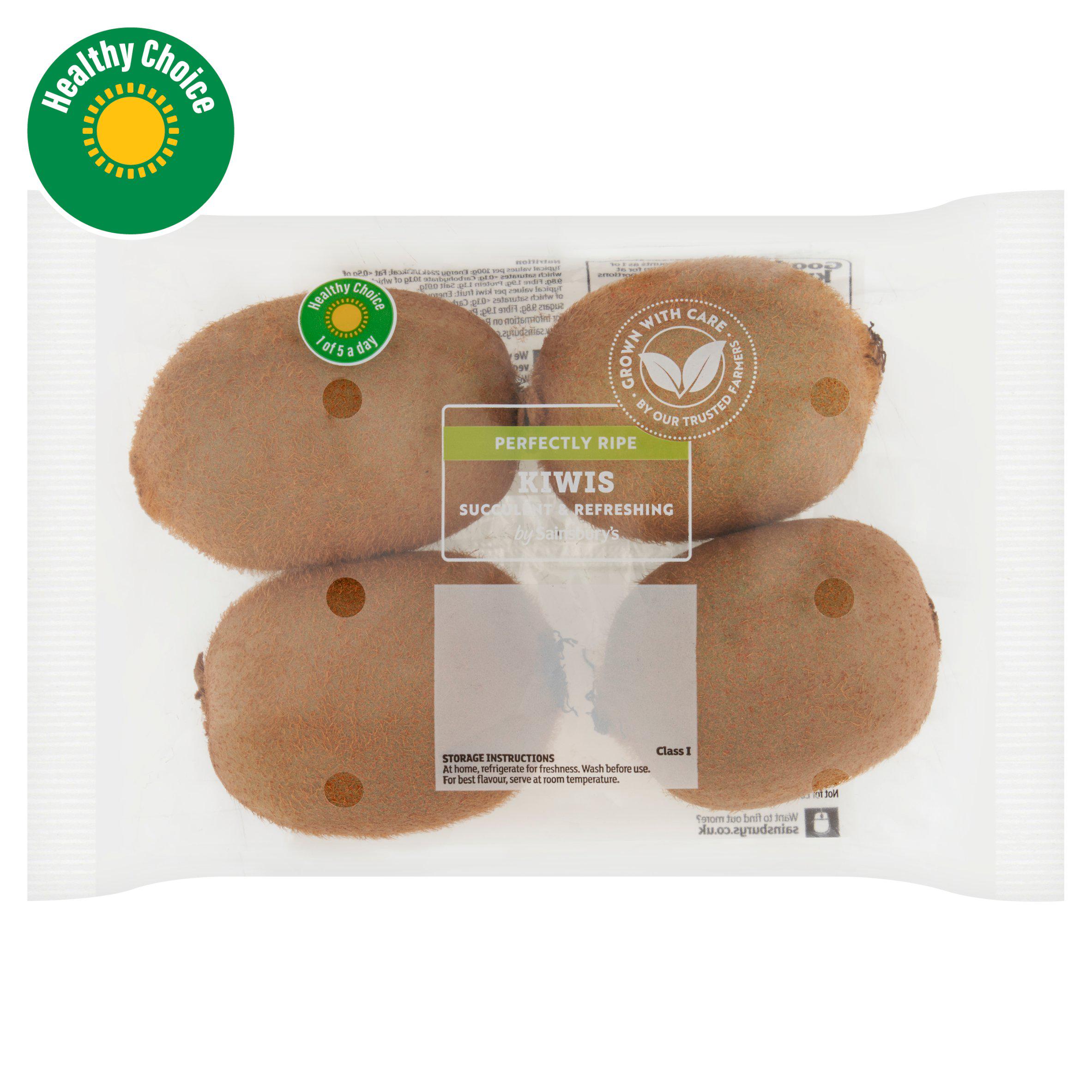 Sainsbury's Ripe & Ready Kiwi x4