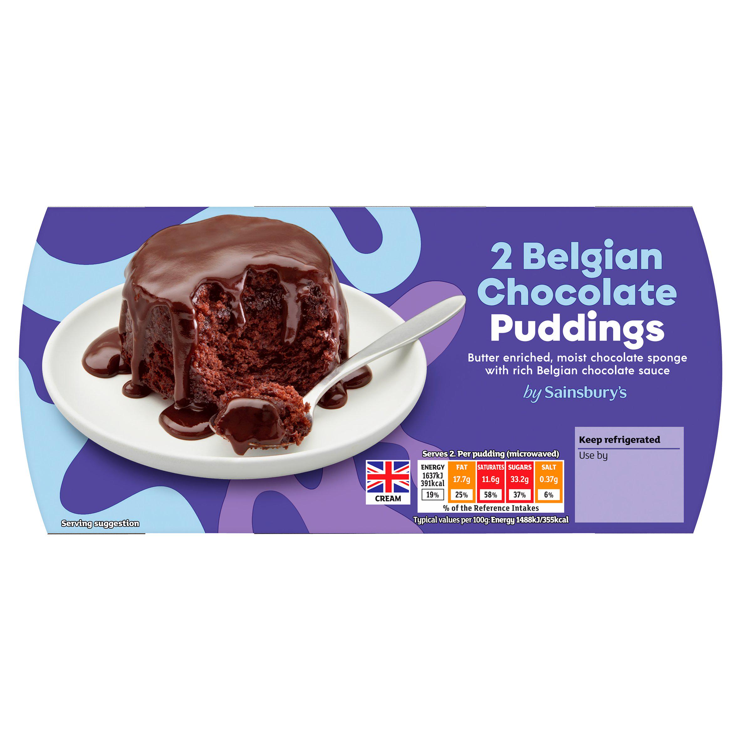 Sainsbury's Chocolate Sponge Pudding 2x110g
