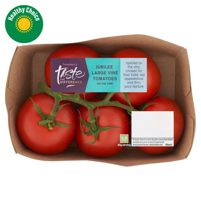Sainsbury's Jubilee Large Vine Tomatoes, Taste the Difference 450g