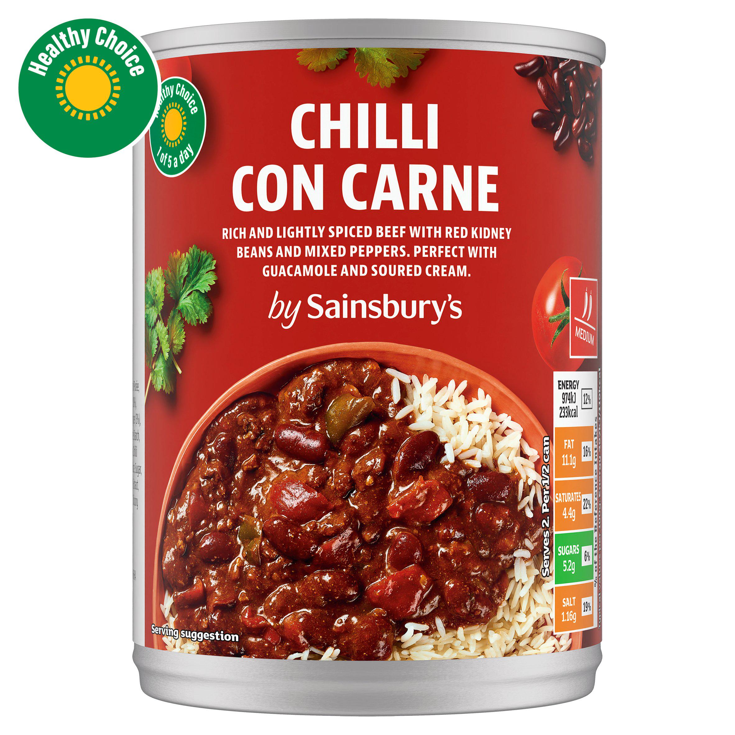 Sainsbury's Chilli Con Carne 392g