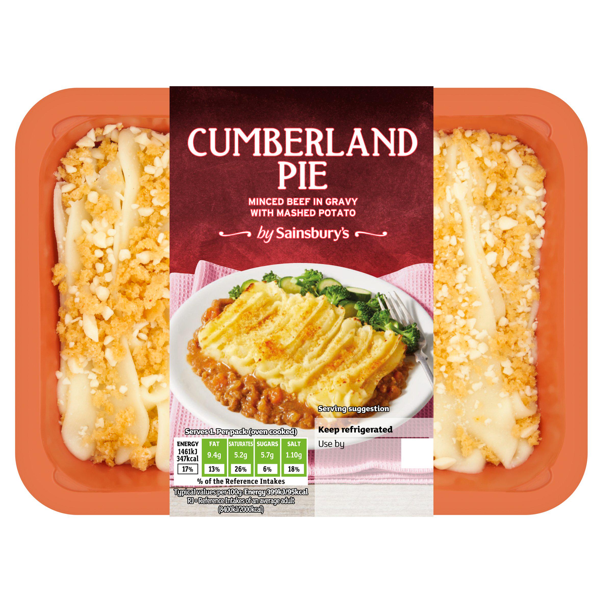Sainsbury's Cumberland Pie 400g (Serves 1)