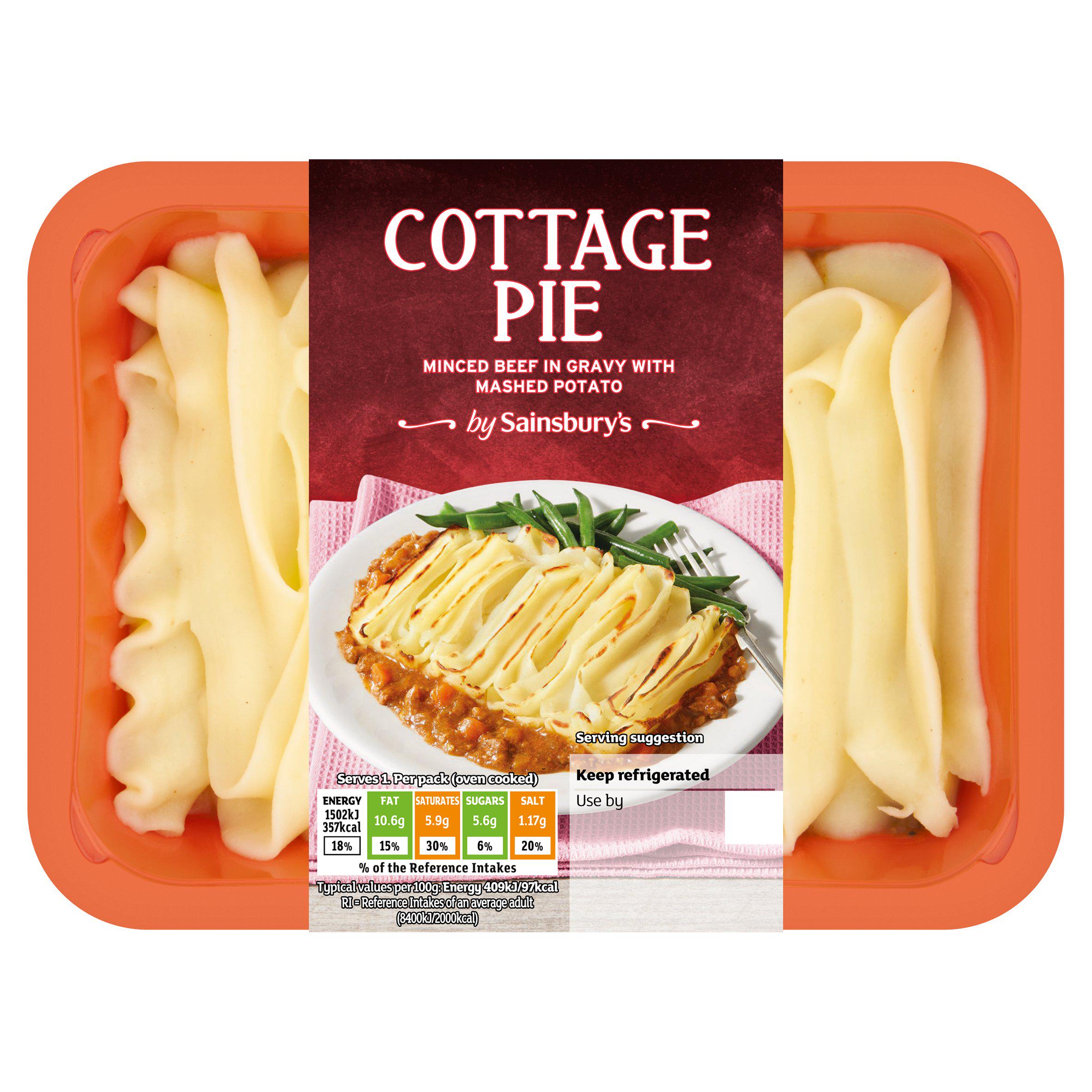 Sainsbury's Cottage Pie 400g (Serves 1)