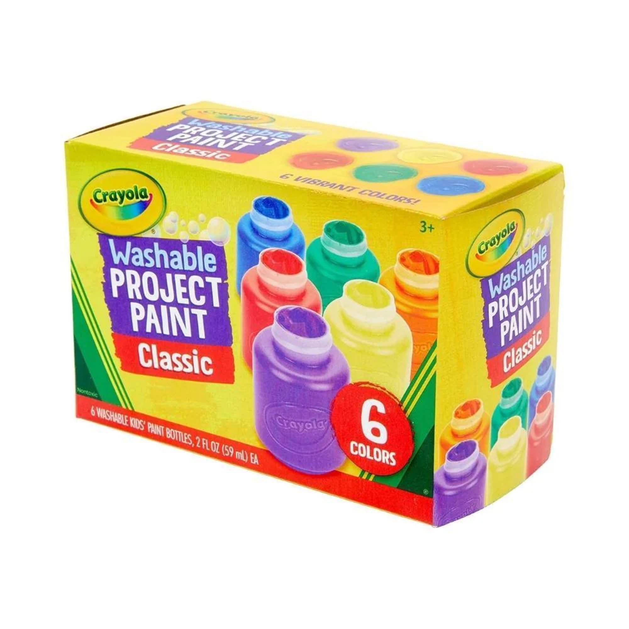Crayola Pack of 6 Washable Kids Paints thumbnail 2