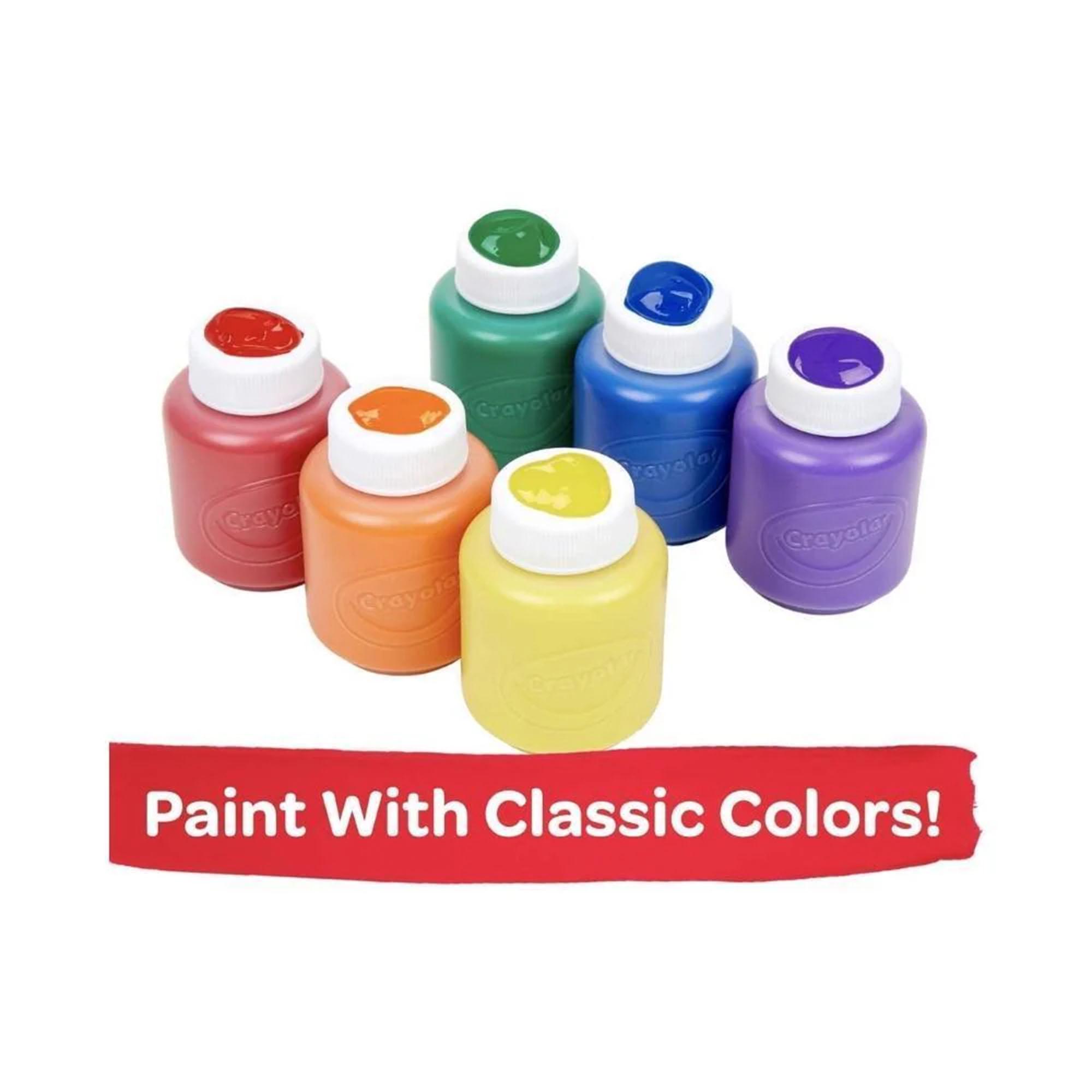 Crayola Pack of 6 Washable Kids Paints thumbnail 3