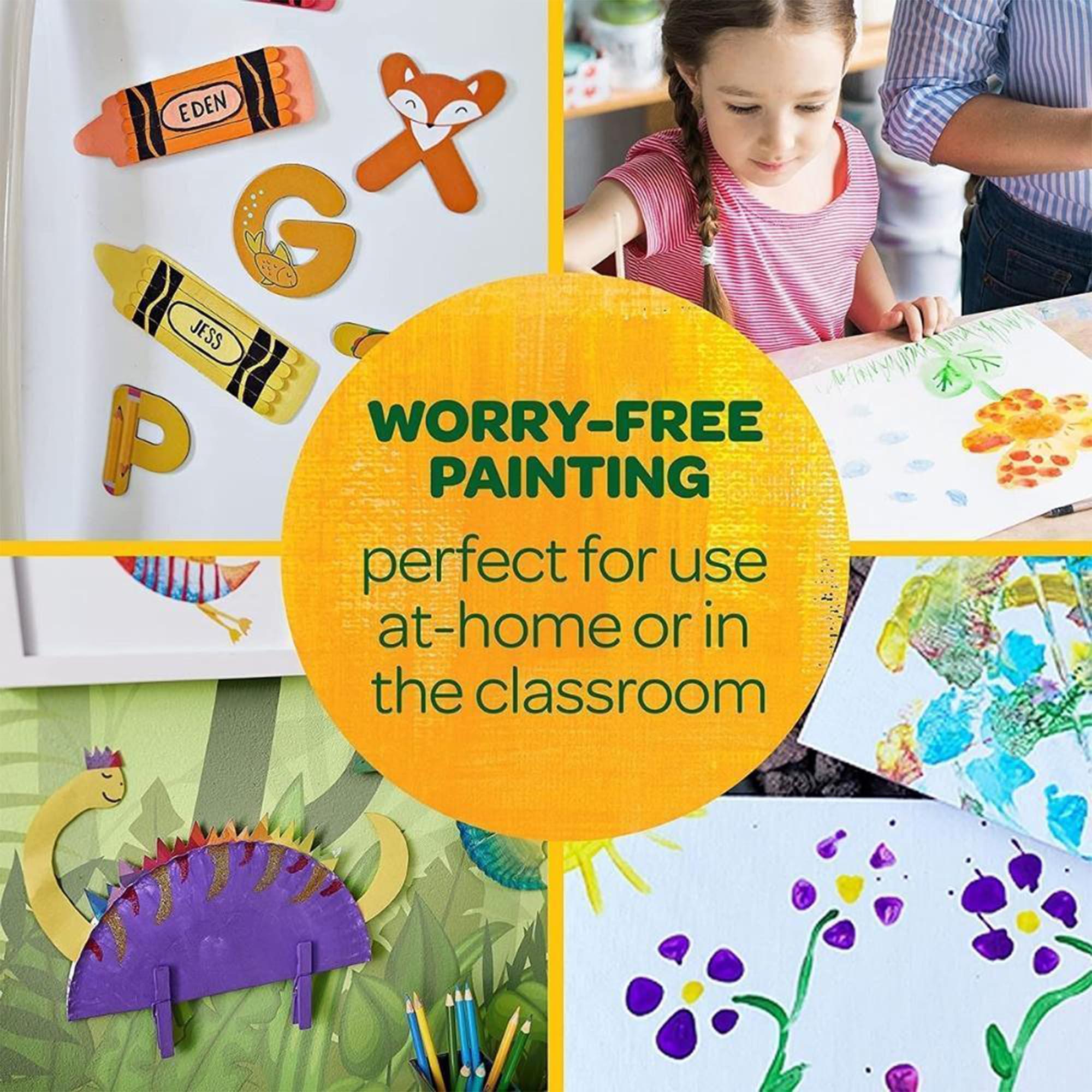 Crayola Pack of 6 Washable Kids Paints thumbnail 5