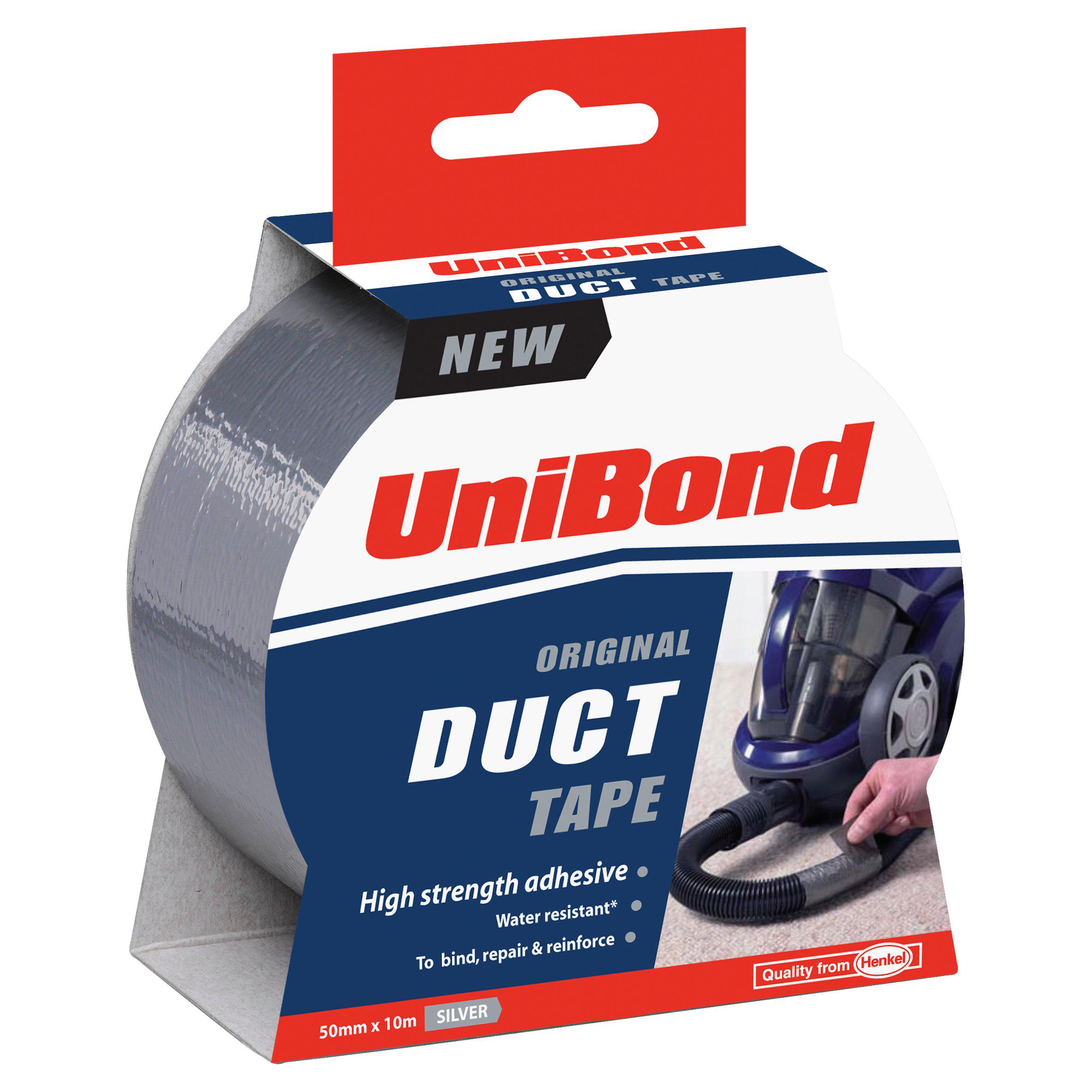 Unibond Duct Tape - Silver - 50mm x 10m