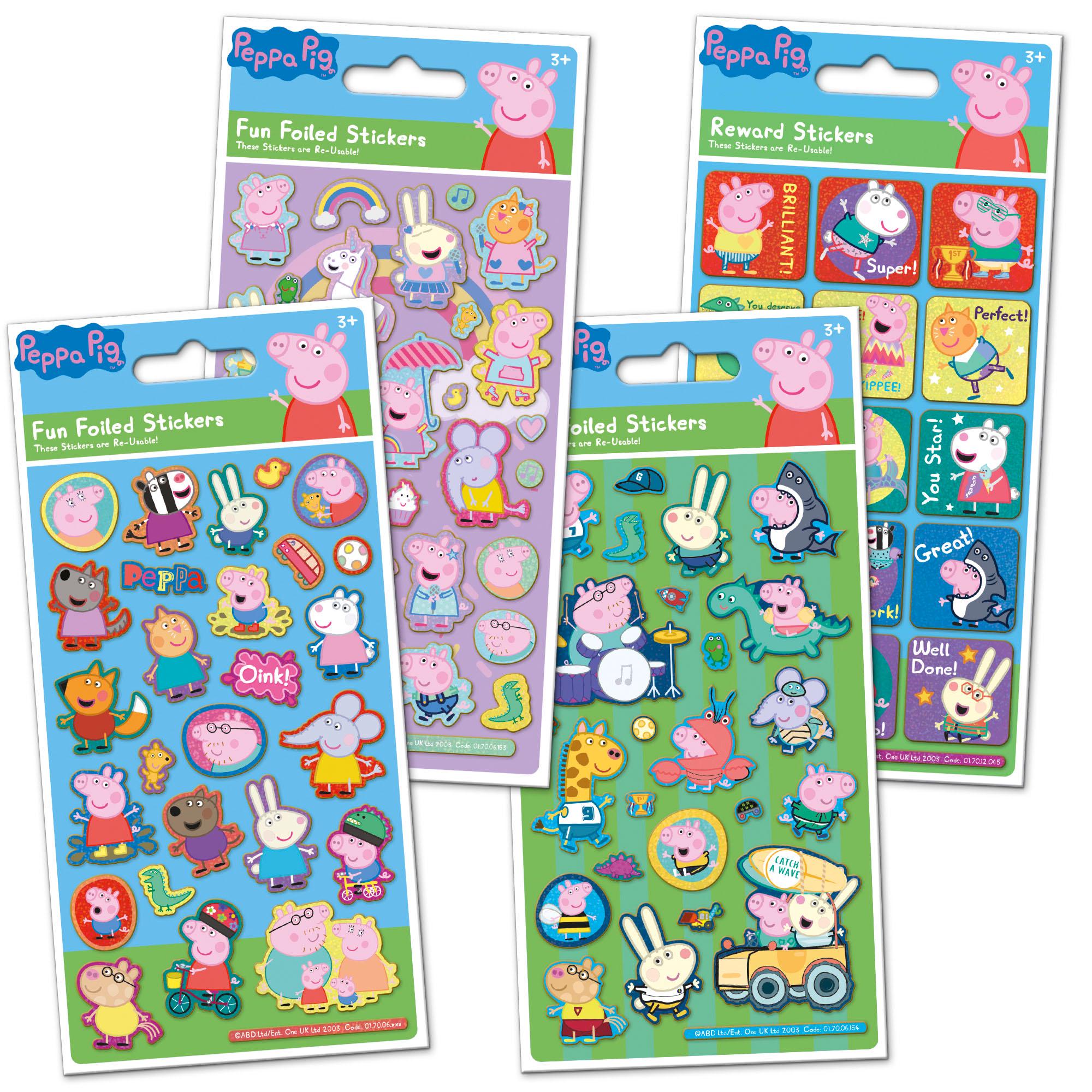 Paper Projects Peppa Pig Reward & Shaped Stickers