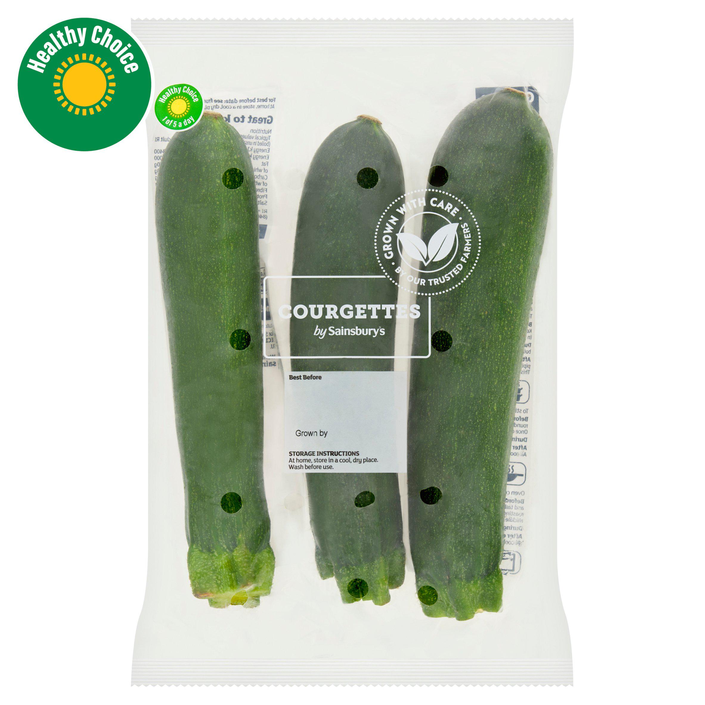 Sainsbury's Courgettes 500g