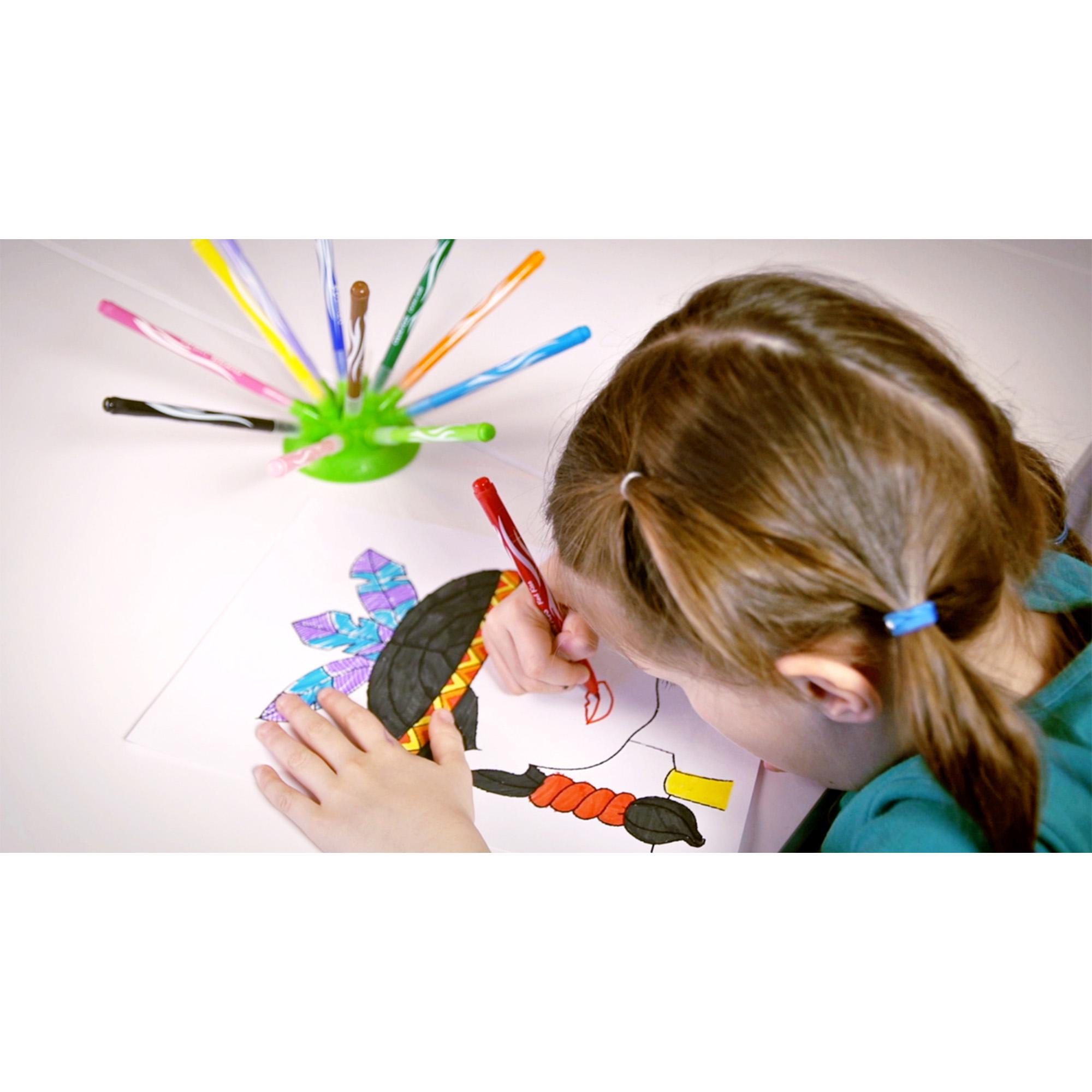 Maped Pack of 12 Colour Peps Jungle Innovation Felt Tips Pens thumbnail 4