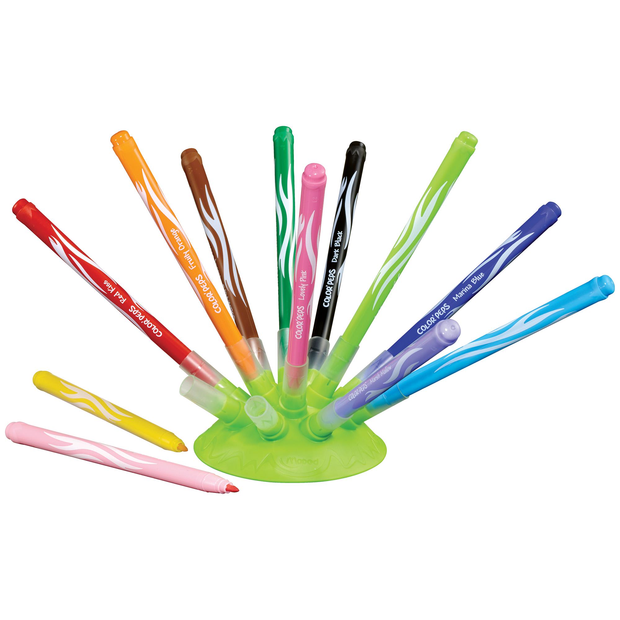 Maped Pack of 12 Colour Peps Jungle Innovation Felt Tips Pens thumbnail 5