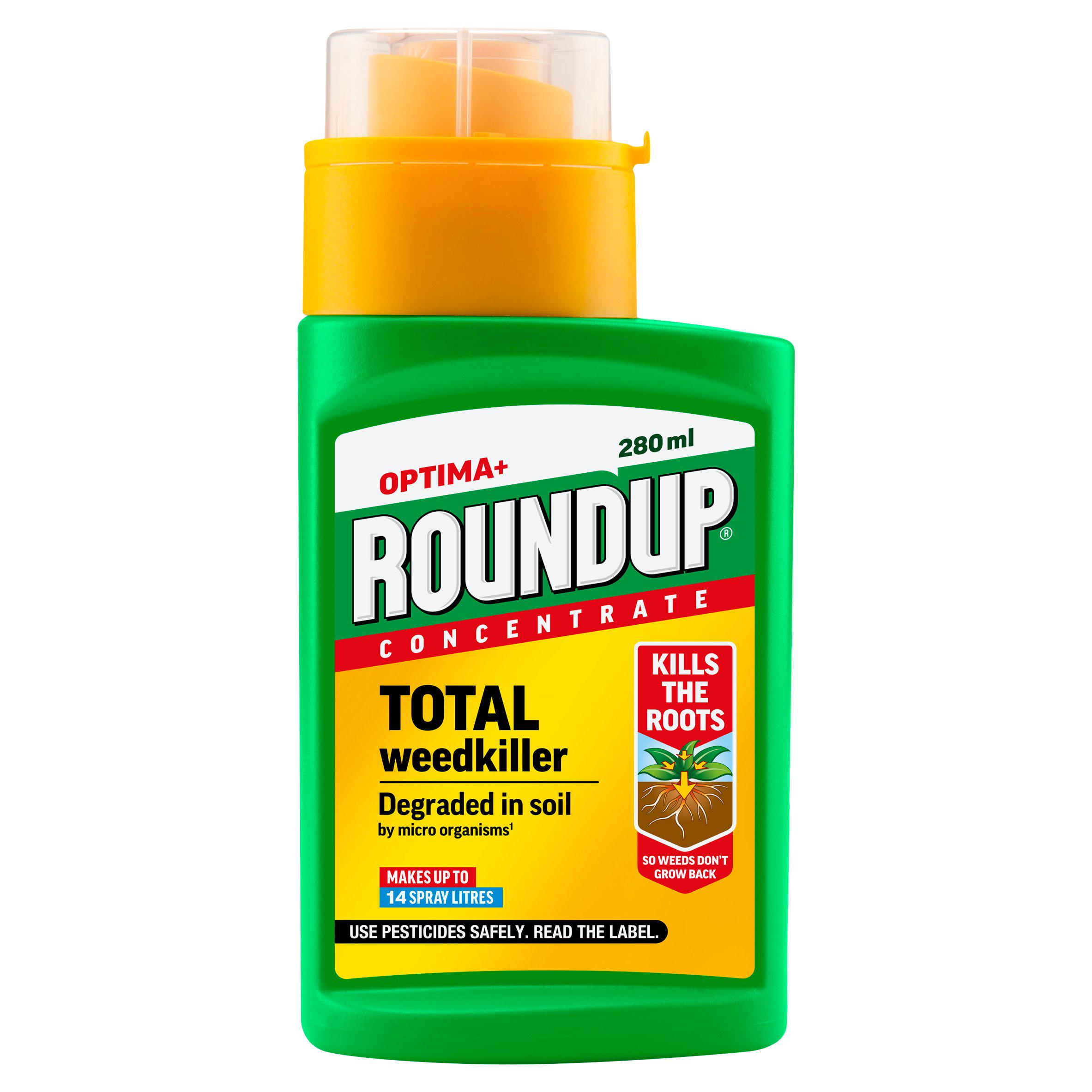 Roundup 280ml Total Ready To Use Concentrate Weedkiller