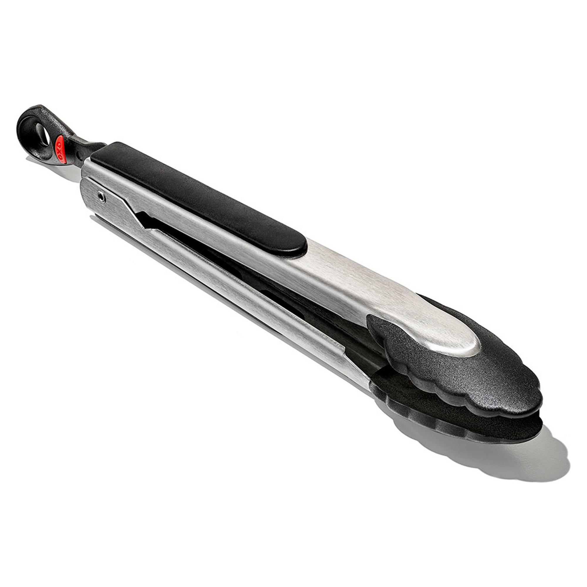 OXO SoftWorks Locking Tongs with Nylon Heads 9"