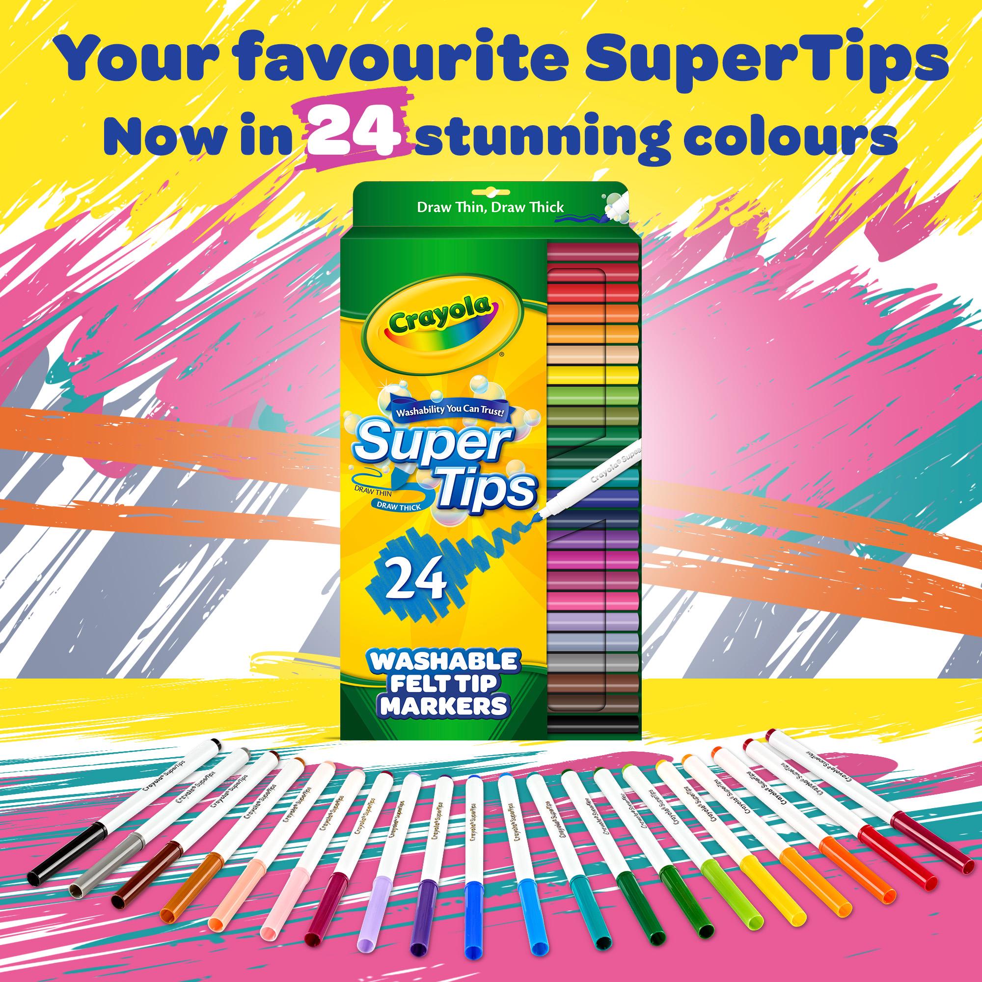 Crayola Pack of 24 Super Tips thumbnail 2