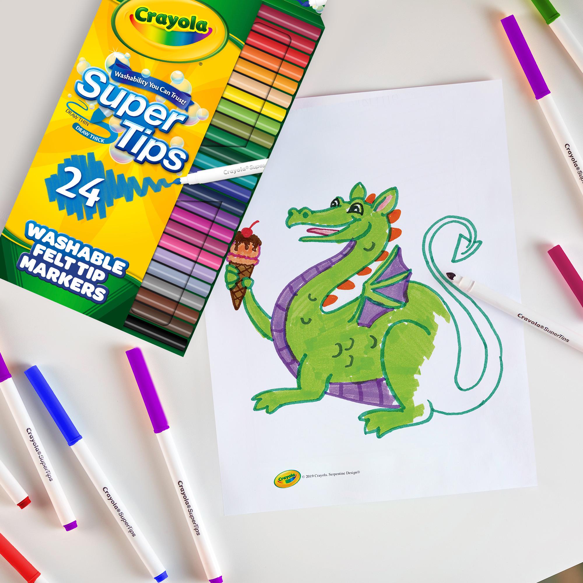 Crayola Pack of 24 Super Tips thumbnail 4