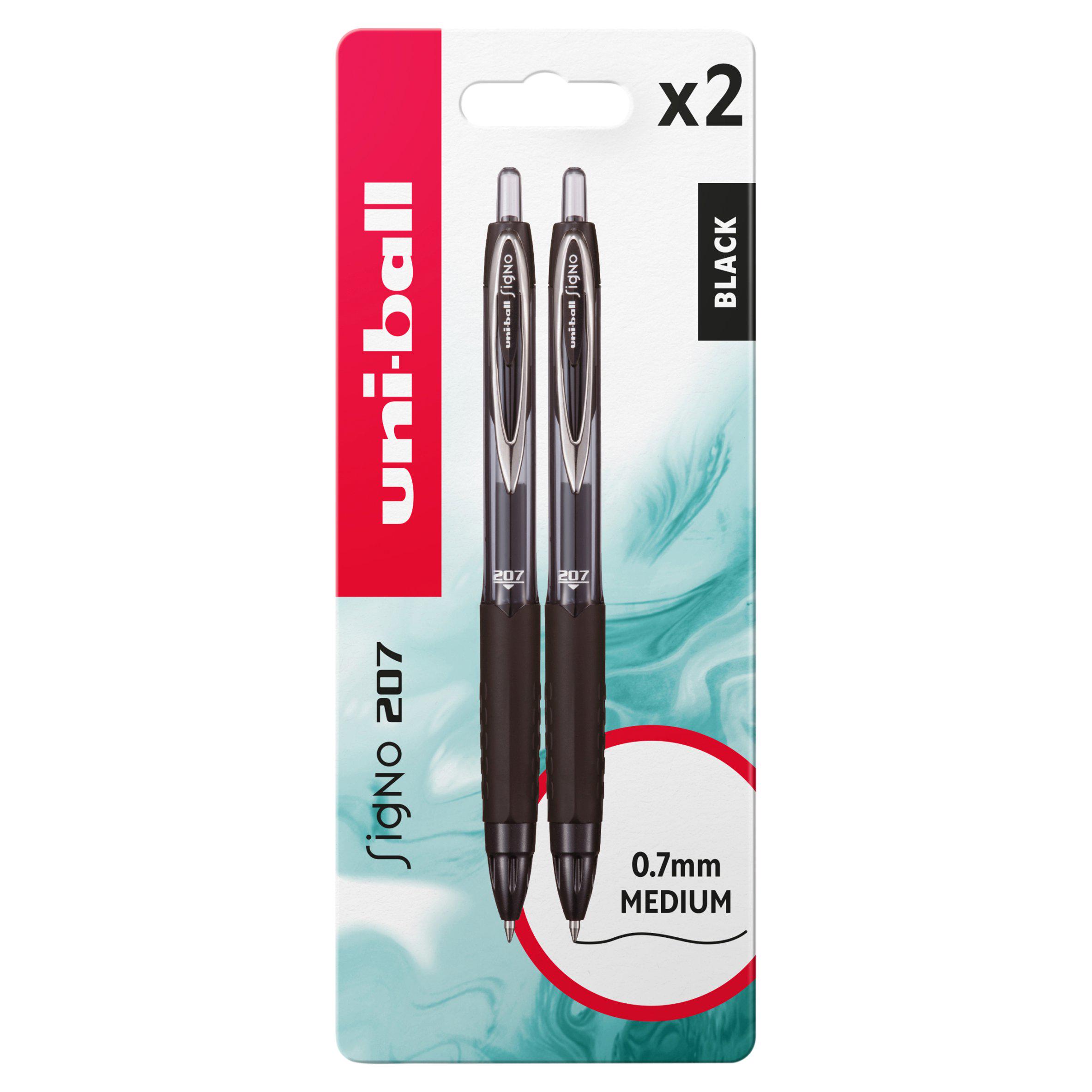 Uni-Ball Pack of 12 Signo UMN 307 RT Gel Black