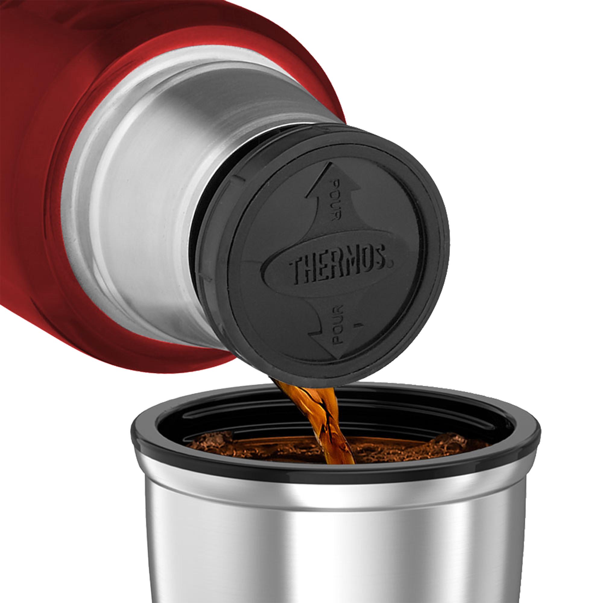 Thermos Stainless King Red Flask - 1.2L thumbnail 4