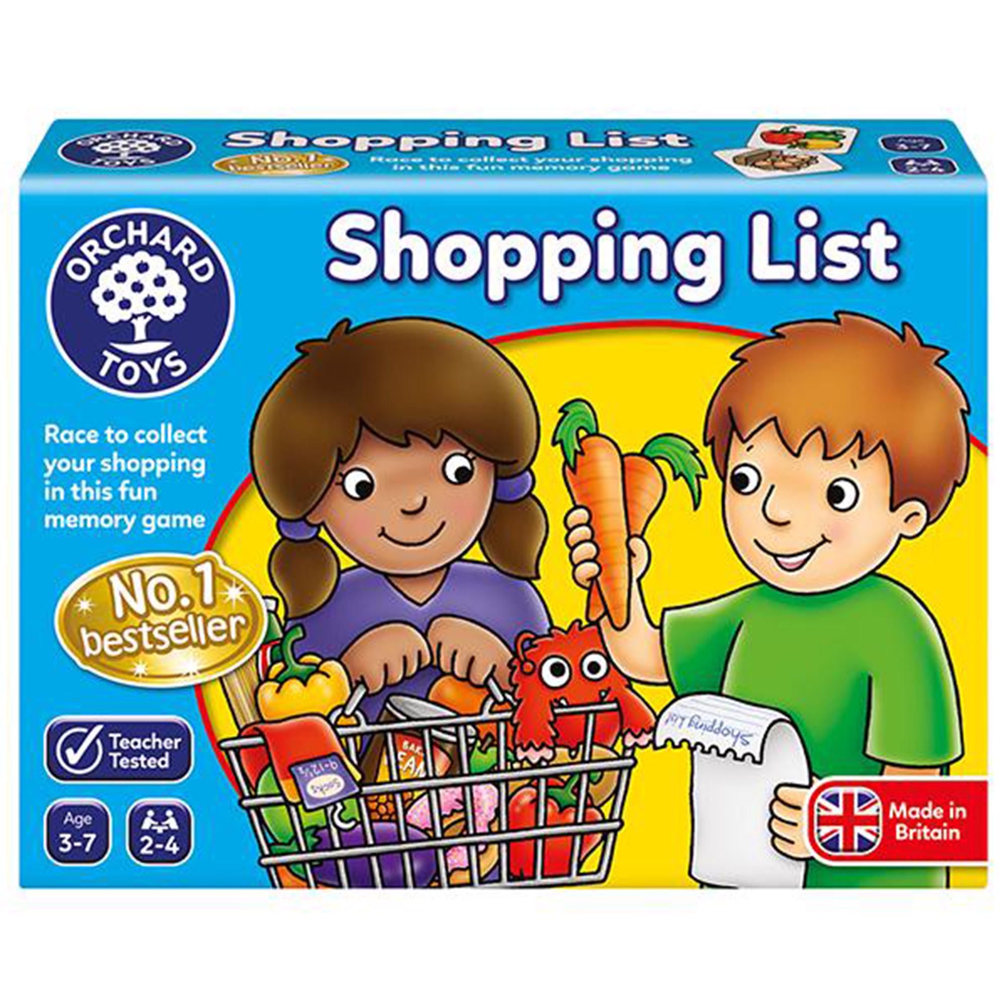 Orchard Toys, Shopping List Memory Game, 3yrs+