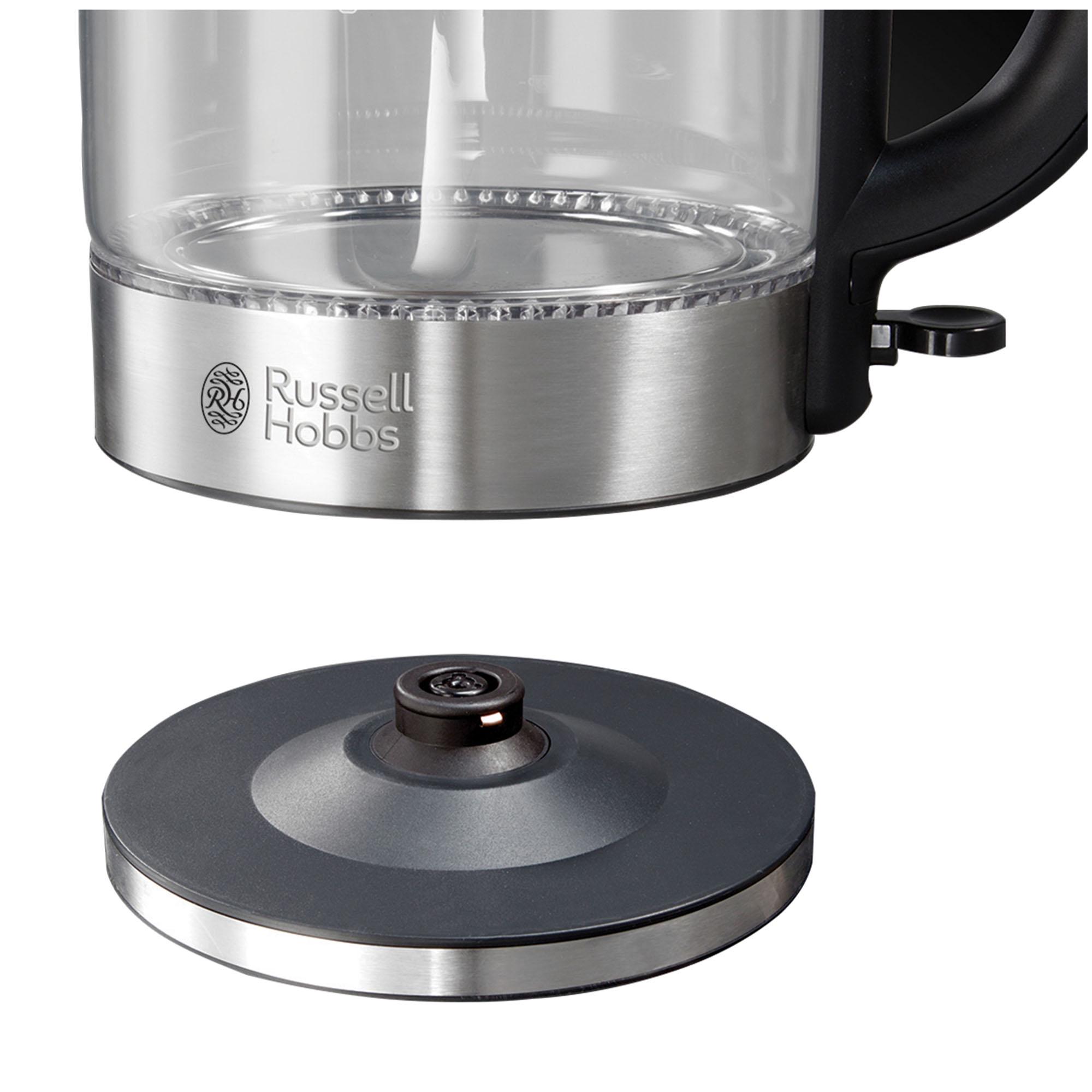 Russell Hobbs Illuminating Black Glass Kettle 21600-10 thumbnail 2