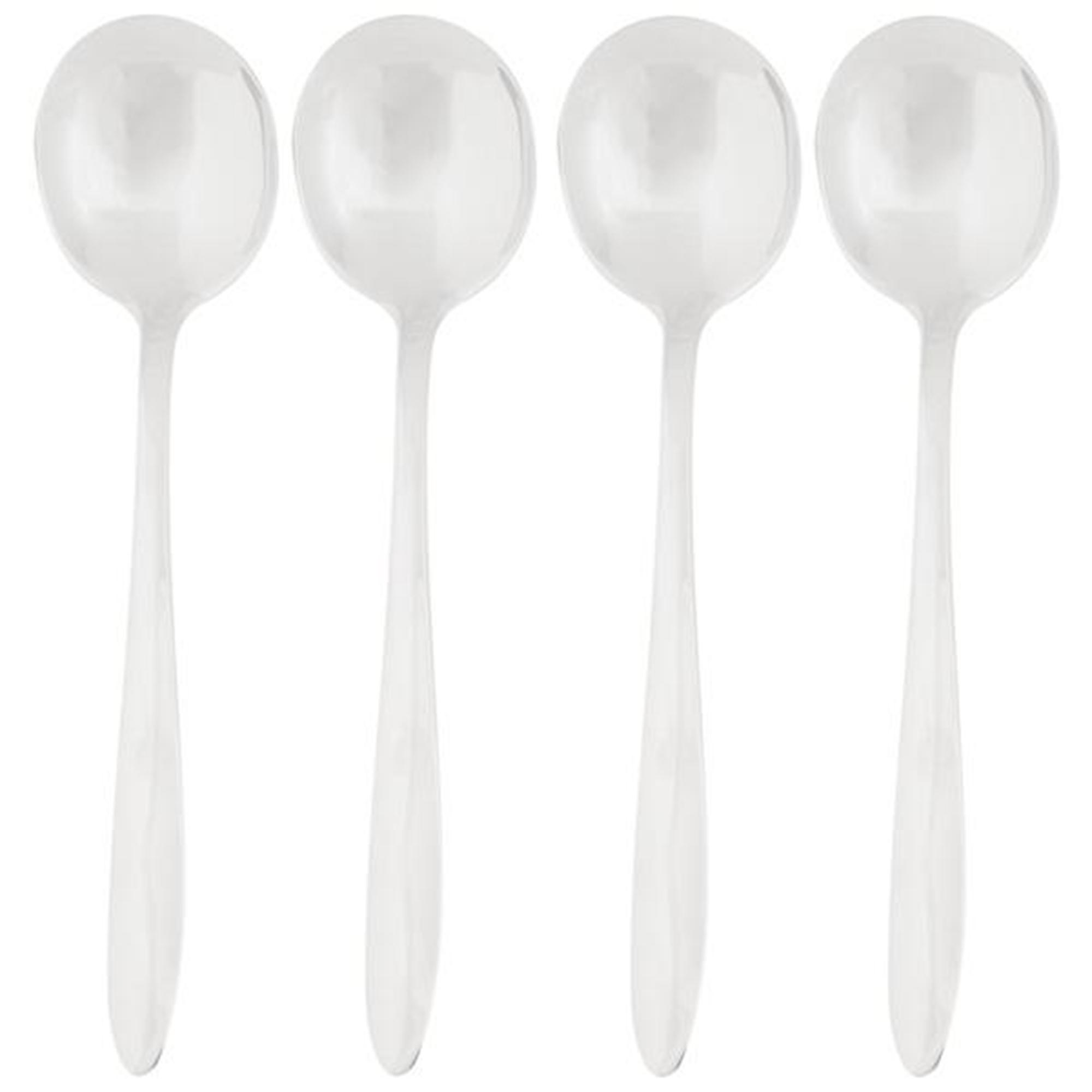 Sainsbury's Home Pack of 4 Simplicity Soup Spoons