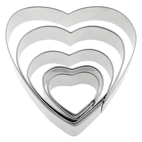 Sainsbury's Home 5 Piece Heart Cookie Cutter