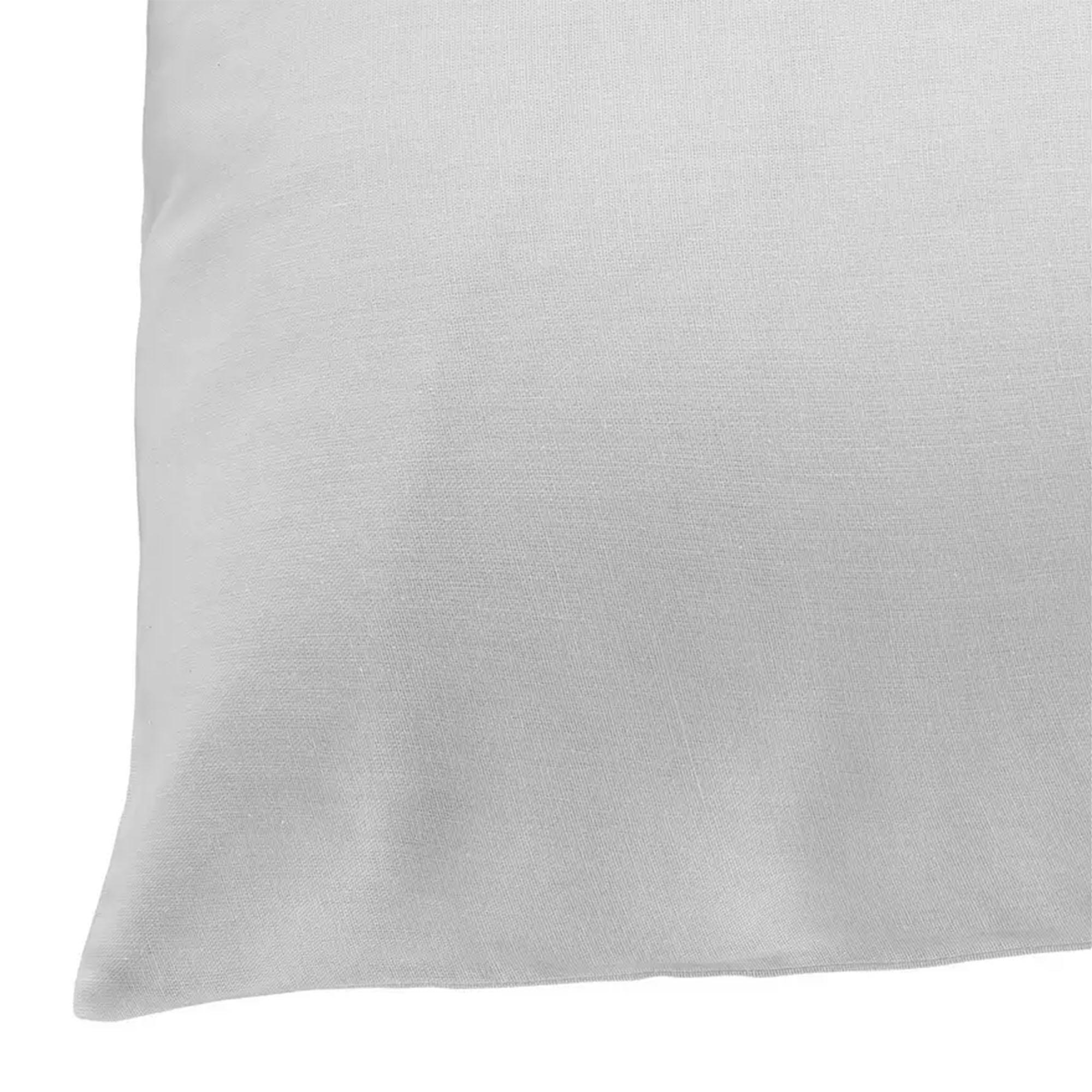 Sainsbury's Home Plain Standard Poly Cotton Pillowcase Pair - White thumbnail 3
