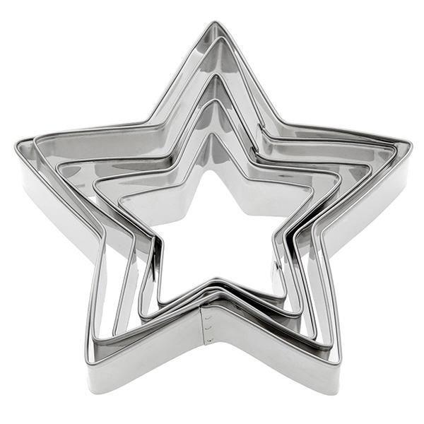 Sainsbury's Home 5 Piece Star Cookie Cutter