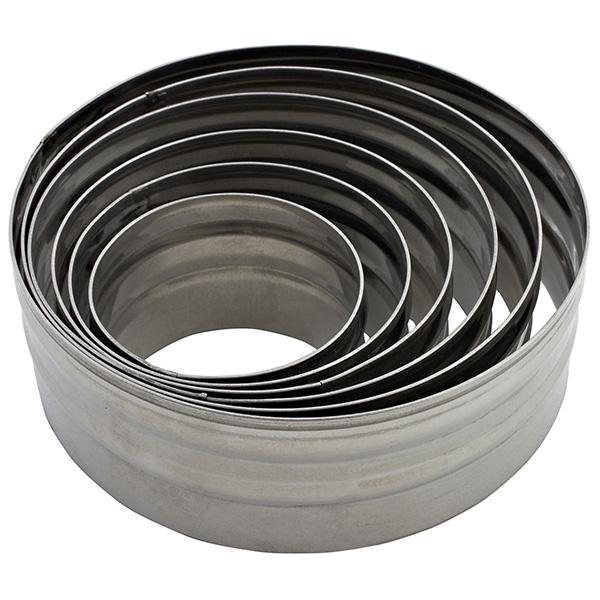 Sainsbury's Home Stainless Steel Cookie Cutters Straight Edge