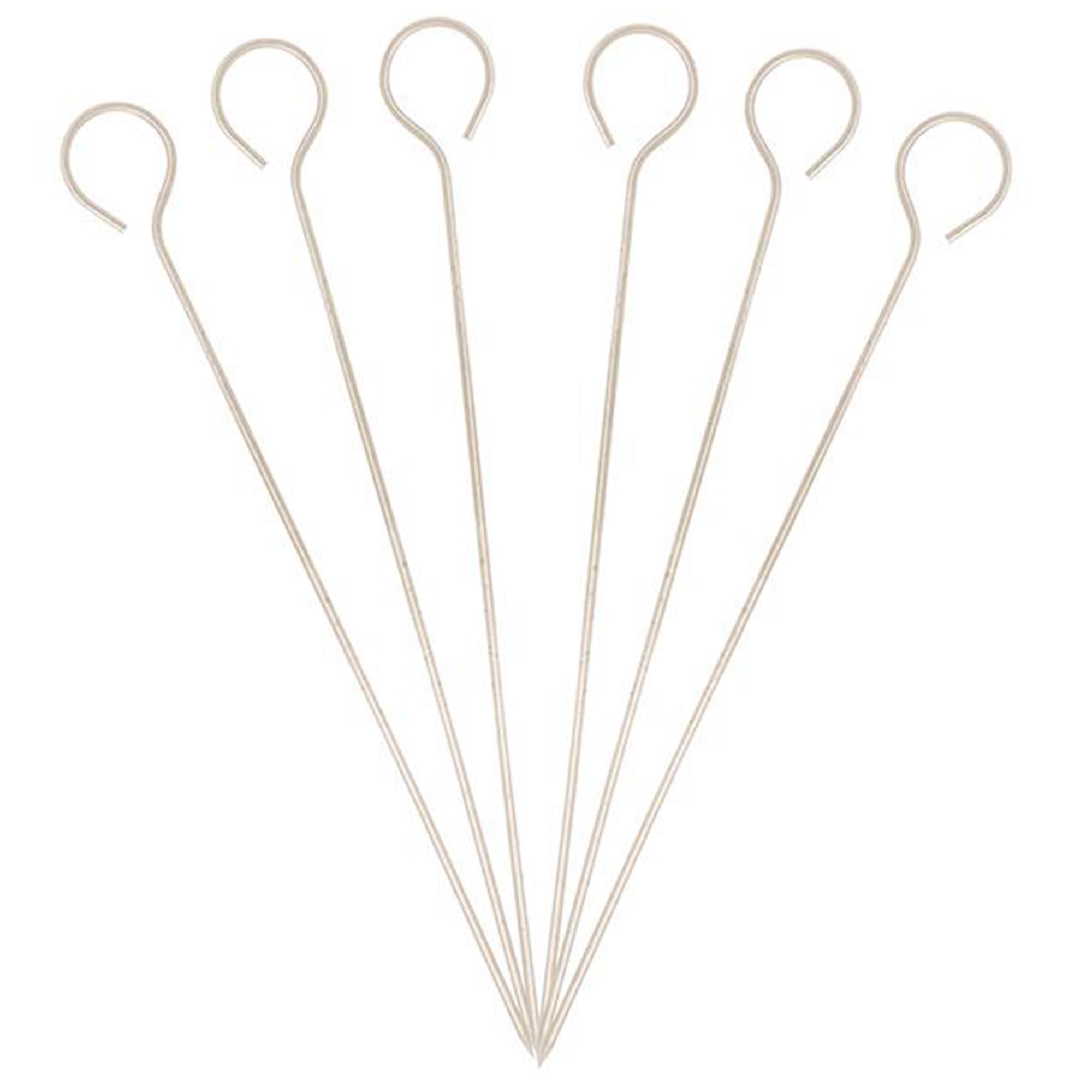 Sainsbury's Home Pack of 4 Stainless Steel Skewers
