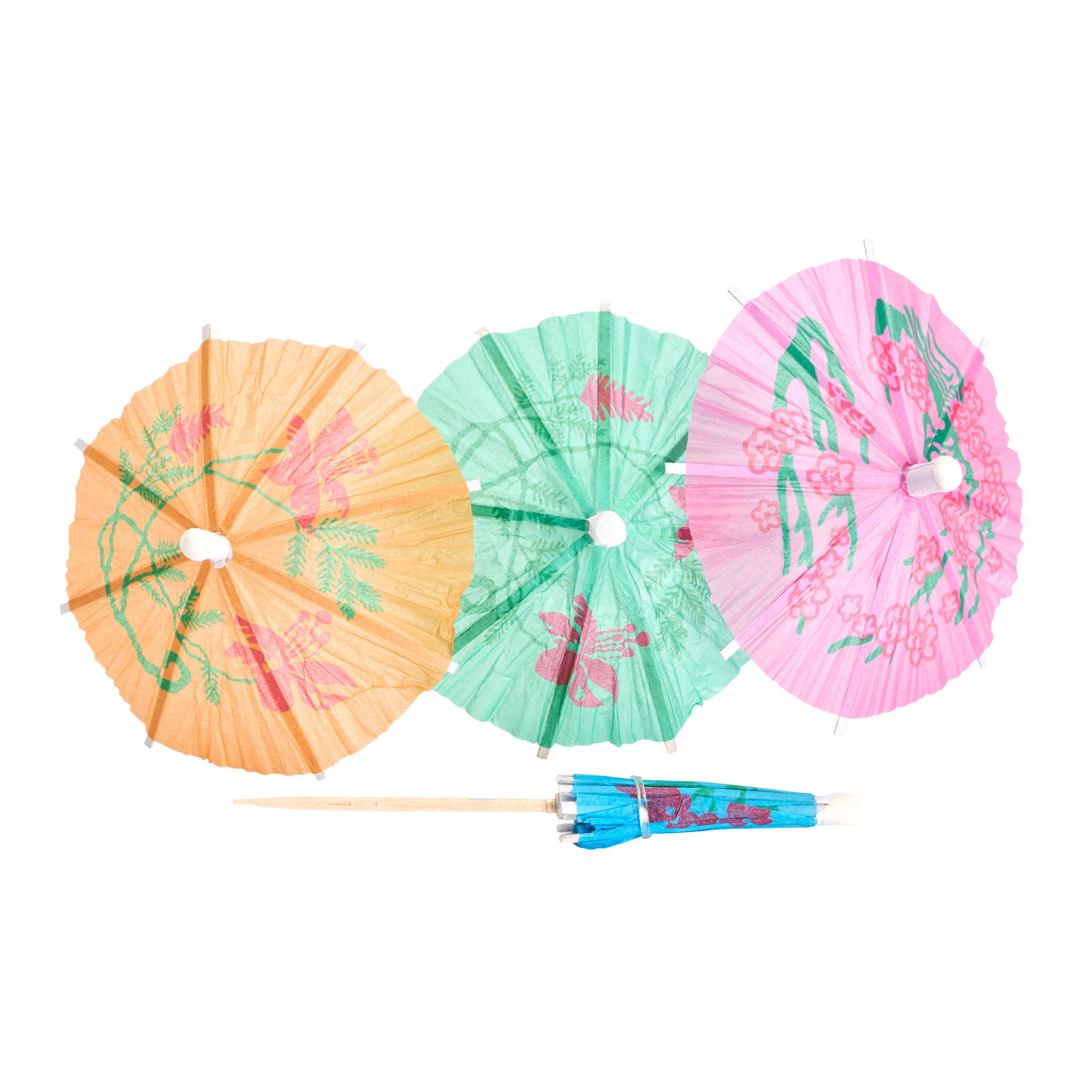 Sainsbury's Home Pack of 20 Cocktail Umbrellas