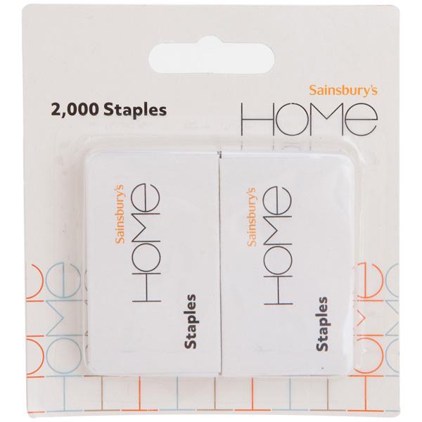 Sainsbury's Home 26/6 Staples 2000pk