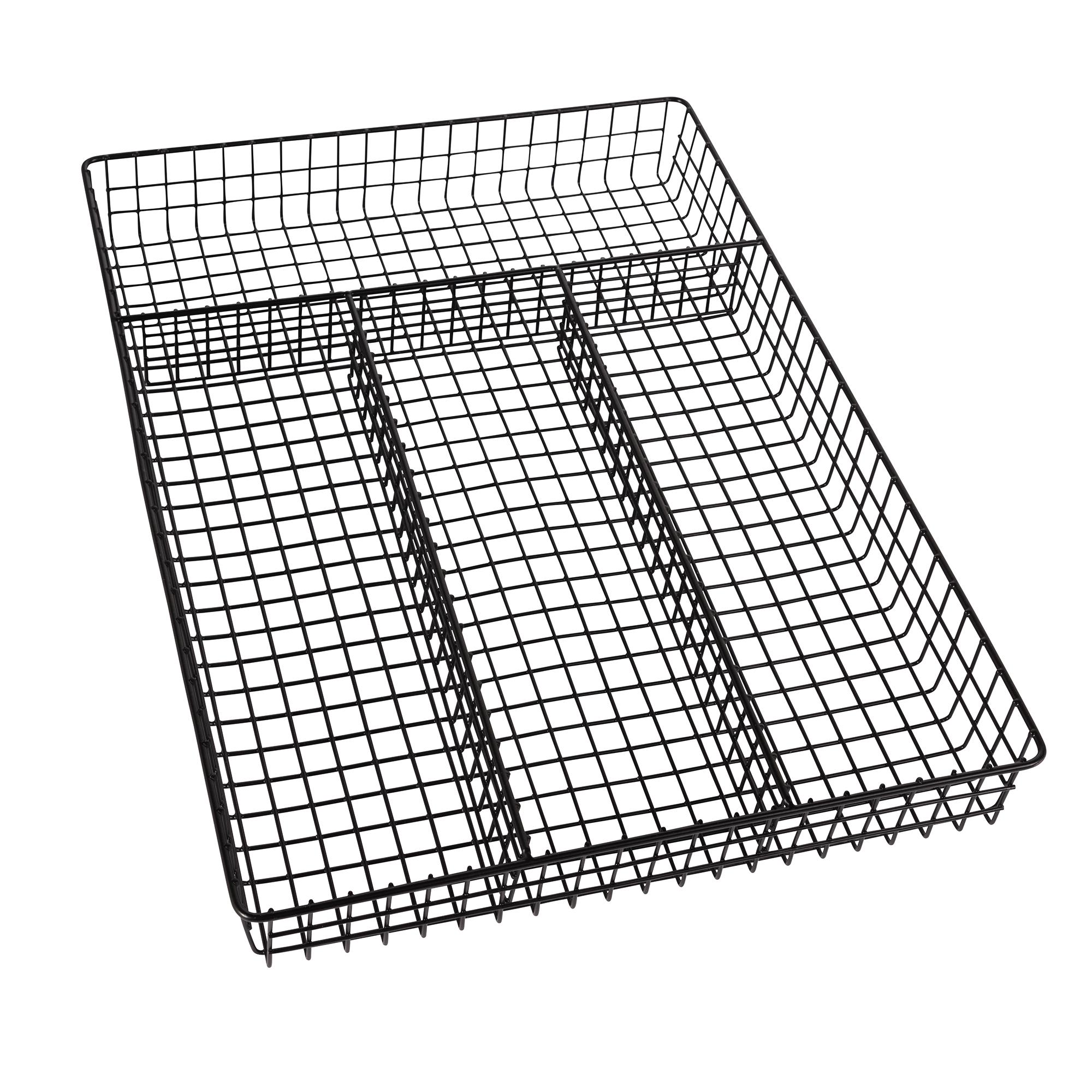 Habitat Black Wire Cutlery Holder