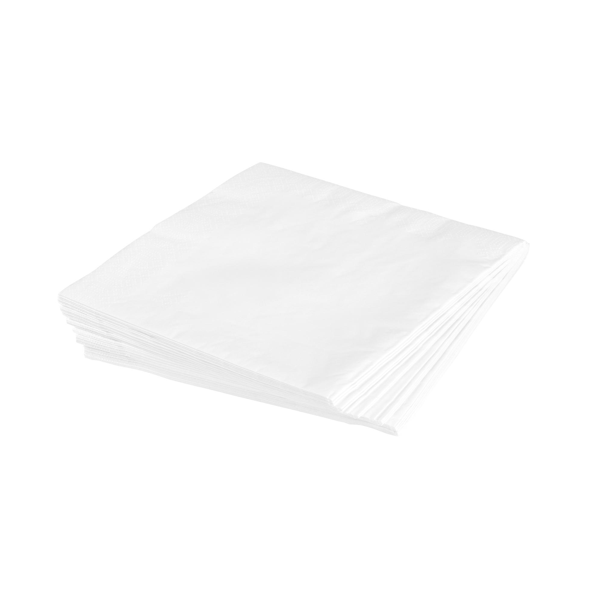 Sainsbury's Home Pack of 20 3ply White Paper Napkins - 40cm